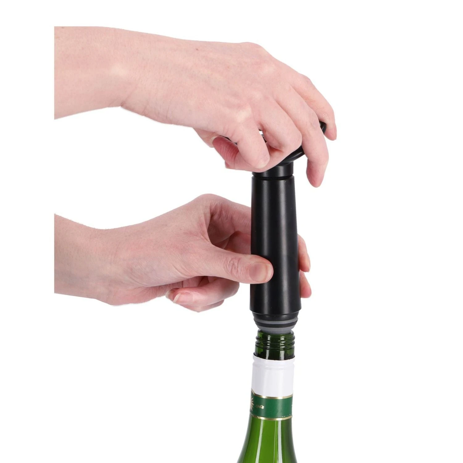 Vacu Vin Bewaargeschenkset Concerto Met Pomp 1 Wijnserver En 3 Stoppers 4 Vacu Vin Bewaargeschenkset Concerto Met Pomp 1 Wijnserver En 3 Stoppers - Afbeelding 4