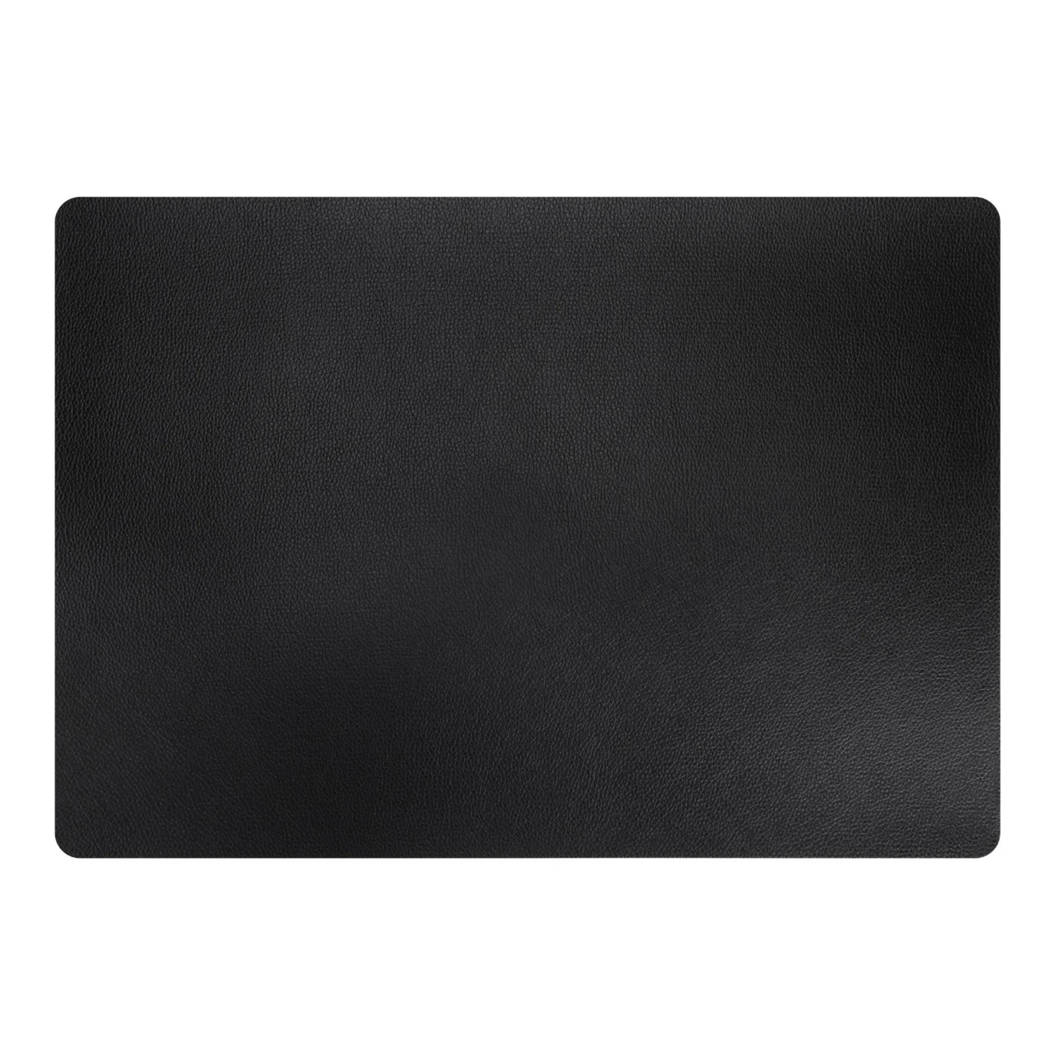 Placemat Leer Zwart 43x30 Cm 1 Placemat Leer Zwart 43x30 Cm
