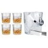 Whiskey Set Glas Met 4 Glazen, Ijsemmer En Ijstang -Marskramer Verkoop 103 5765 1