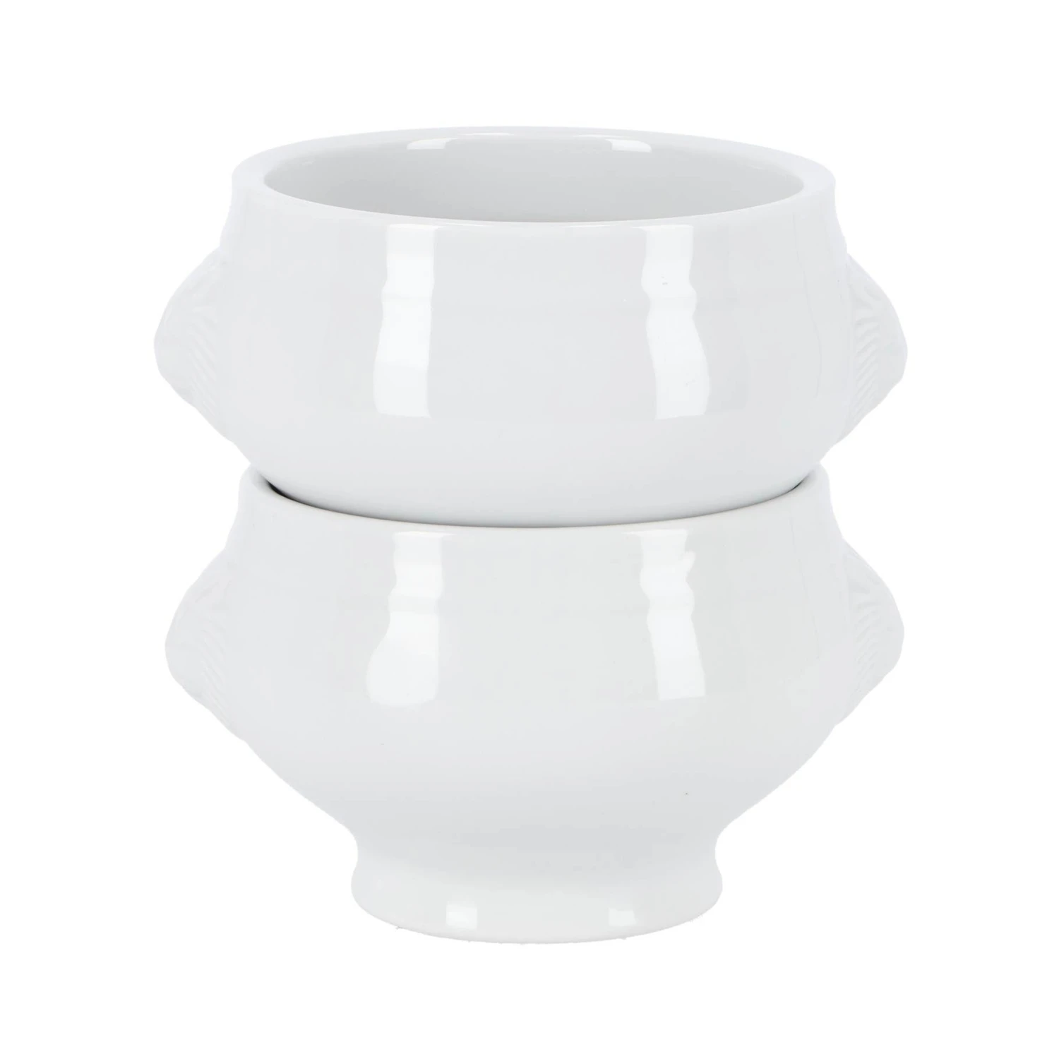 Soepkom Leeuwenkop Wit 4 Soepkom Leeuwenkop Wit - Afbeelding 4