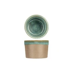 Aperopotje D5,8xh4 Cm Basalt Ocean Green