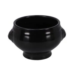 Soepkom Leeuwenkop Zwart