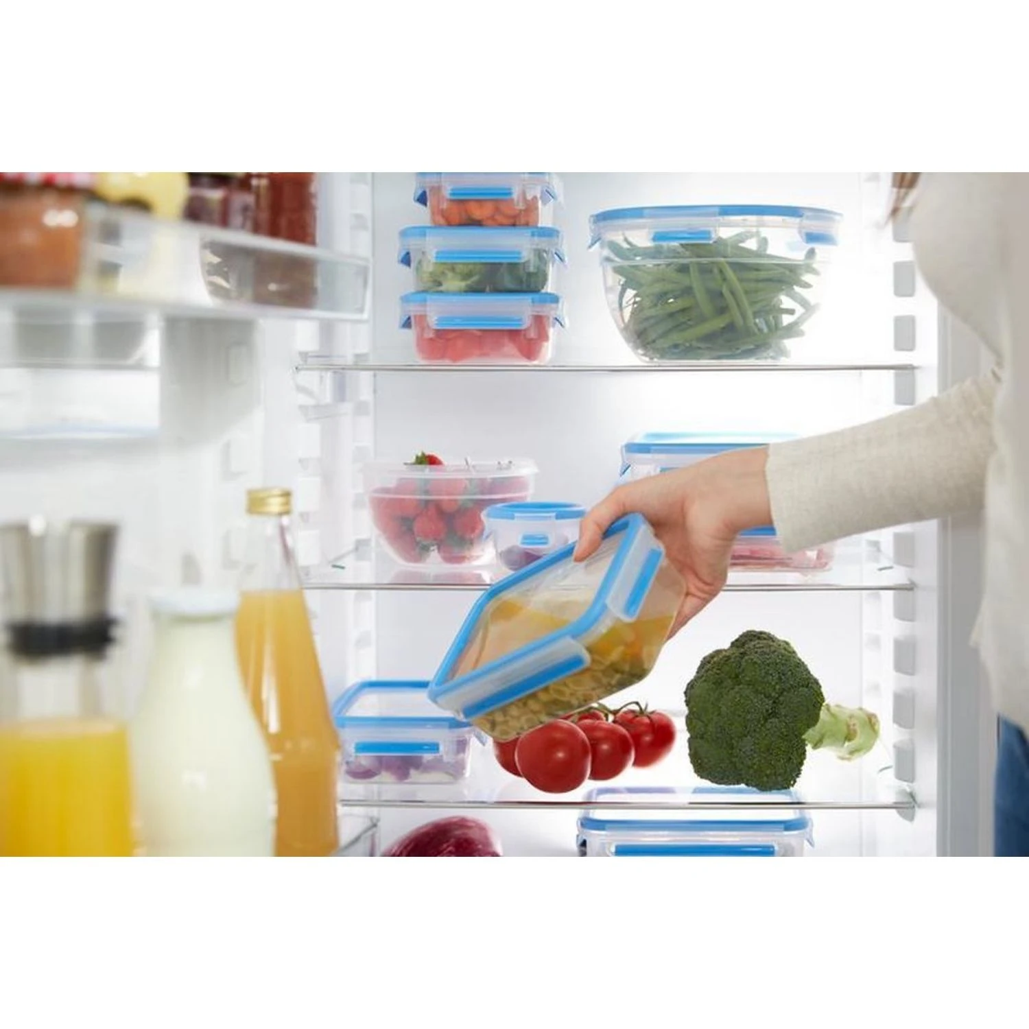 Tefal Vershouddoos Fresh 100% Lekvrij - Inhoud 2,2L - Rechthoekig 4 Tefal Vershouddoos Fresh 100% Lekvrij - Inhoud 2,2L - Rechthoekig - Afbeelding 4