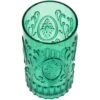 Tumbler Acrylic Green 8.2x8.2x15.2cm -Marskramer Verkoop 104 2037 1