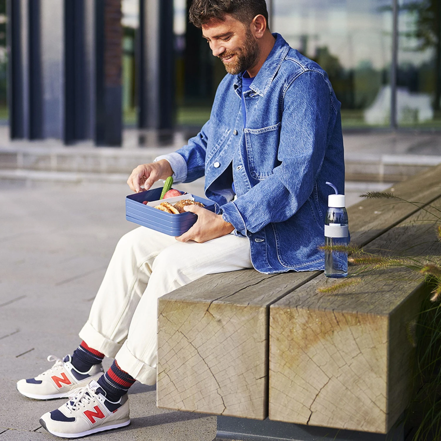 Mepal Lunchbox Large Nordic Black Take A Break 2 Mepal Lunchbox Large Nordic Black Take A Break - Afbeelding 2