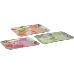 Dienblad 41x30x2 Cm 3 Assorti Pp