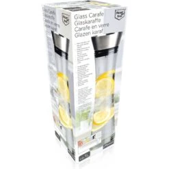 Cuisine Elegance Karaf Met Zeef Glas 1 Liter -Marskramer Verkoop 104 3356 2 1