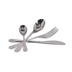 Kinderbestek 4 Delig Beer Met Hart -Marskramer Verkoop 104 8283 6 1 1