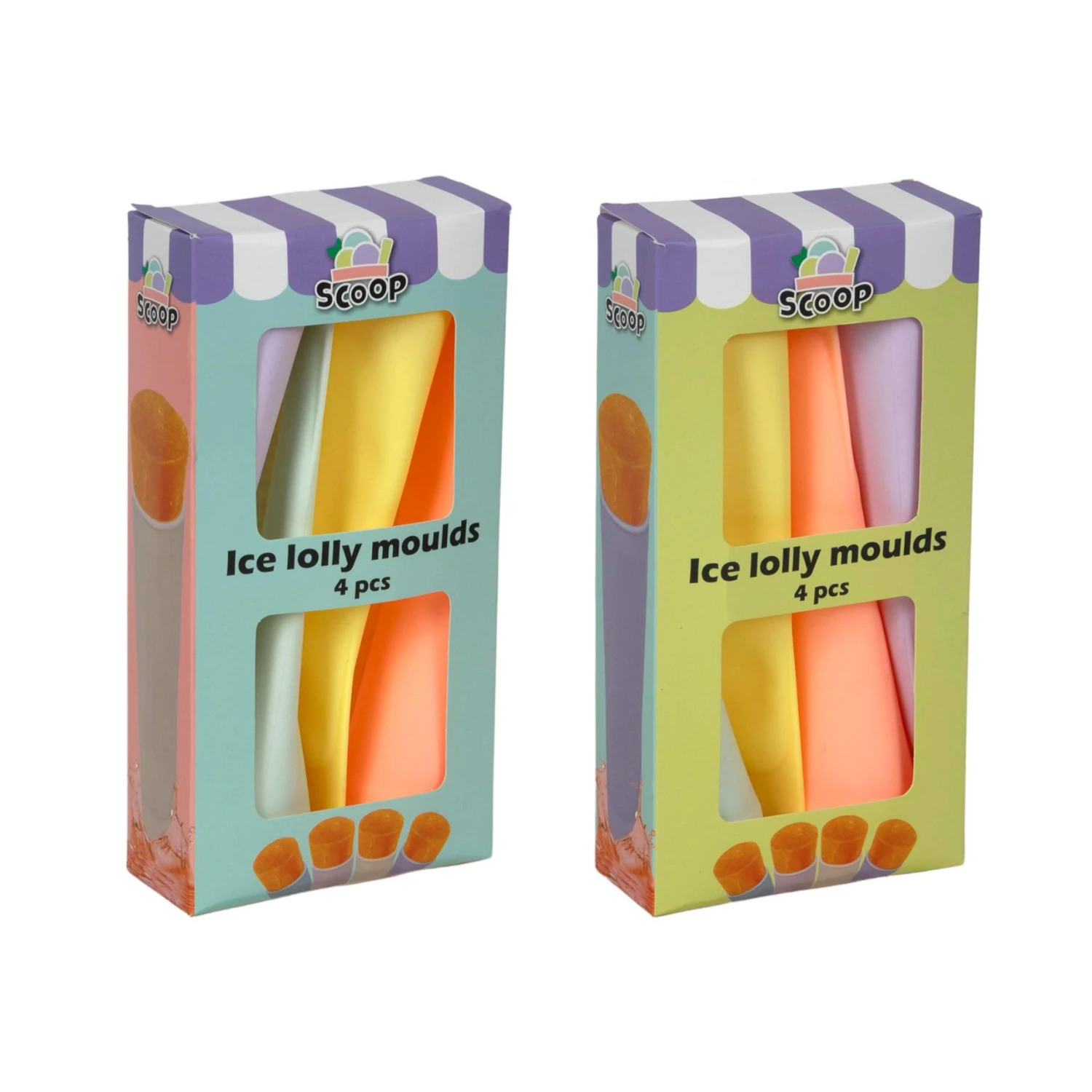 IJslollymakers Uni Squeeze 4 Stuks Kleur Assorti 2 IJslollymakers Uni Squeeze 4 Stuks Kleur Assorti - Afbeelding 2