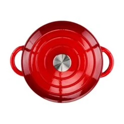 Braadpan Gietijzer Rood 24 Cm -Marskramer Verkoop 105 0253 6 1