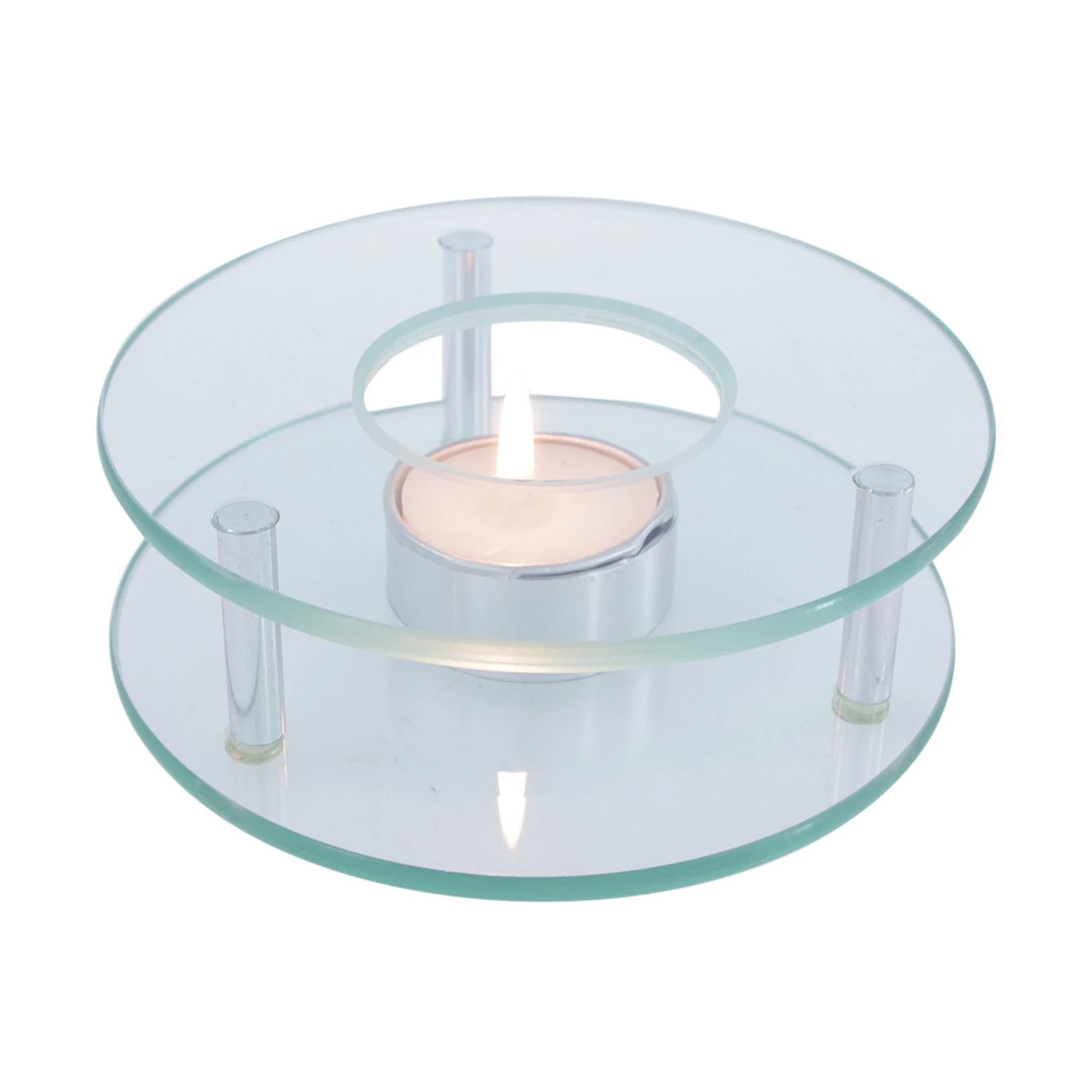 Thee Rechaud/Warmhoudplaat Glas 1 Thee Rechaud/Warmhoudplaat Glas