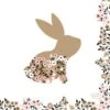 Paas Servetten Blooming Bunnies 24x24 Cm 5 Paas Servetten Blooming Bunnies 24x24 Cm -Marskramer Verkoop 105 0762 1 1