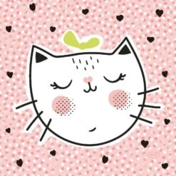 Servetten Playful Cat 33x33 Cm -Marskramer Verkoop 105 1228 1