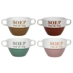 Soepkom 12,5 X 8,5 Cm Soep Van De Dag 500 ML