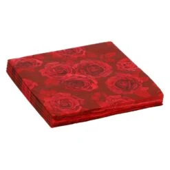 Servetten Rich Roses 33x33 Cm -Marskramer Verkoop 105 5180 4