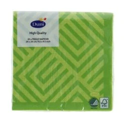 Servetten Mosaic Kiwi 24x24 Cm -Marskramer Verkoop 105 5193 2