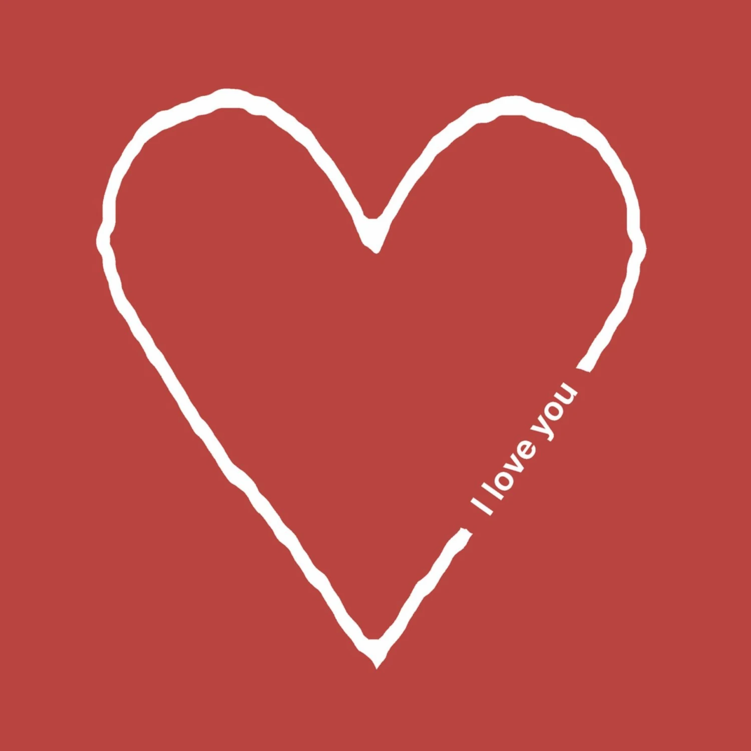 Servetten I Love You 33x33 Cm 1 Servetten I Love You 33x33 Cm