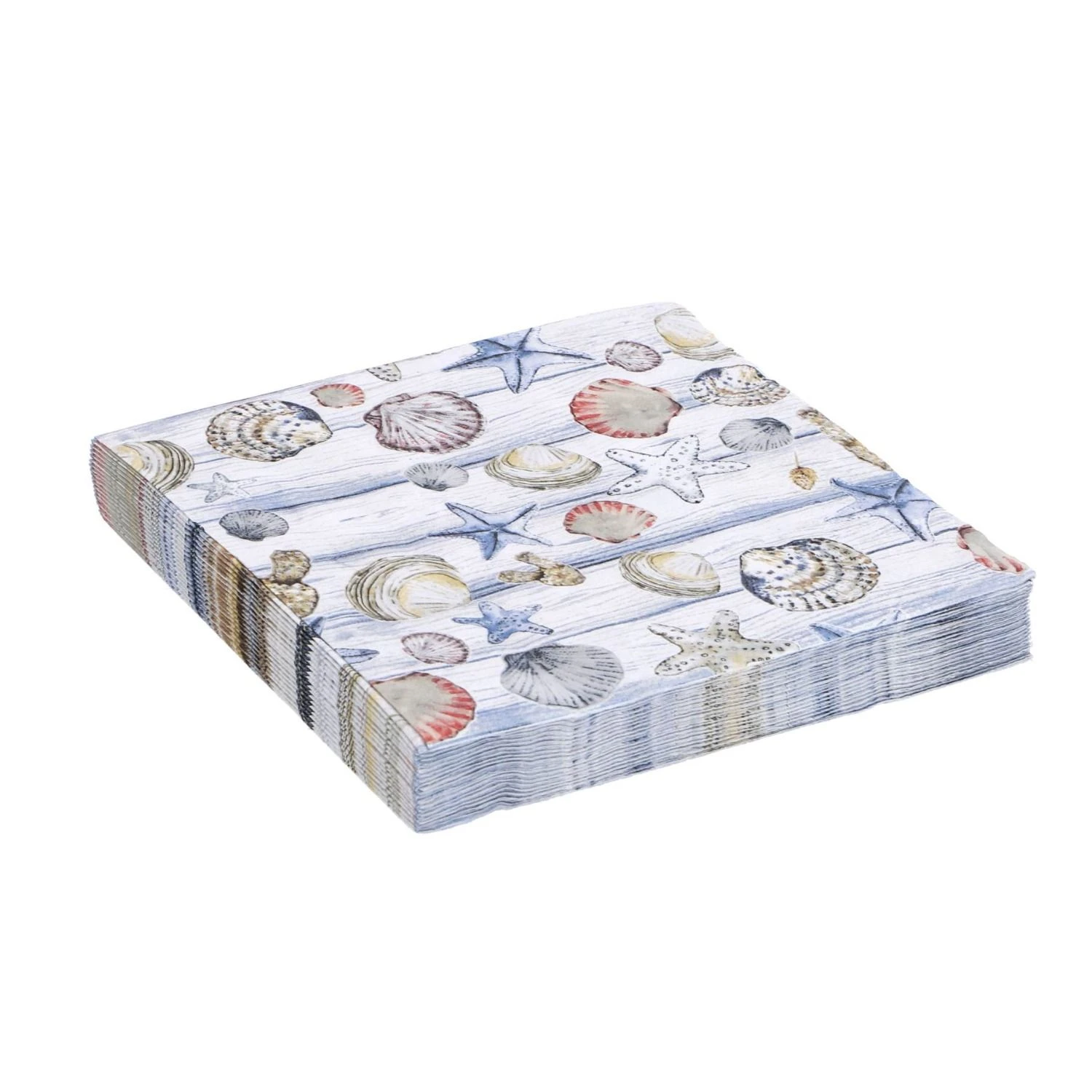 Servetten Beach Shells 33x33 Cm 4 Servetten Beach Shells 33x33 Cm - Afbeelding 4