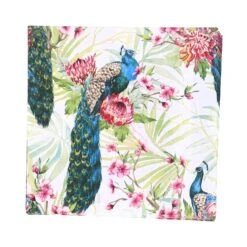 Servetten Tropic Peacock 33x33 Cm 6 Servetten Tropic Peacock 33x33 Cm -Marskramer Verkoop 105 6190 3