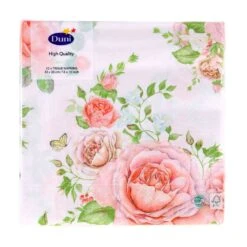 Servetten Rose Glory 33x33 Cm -Marskramer Verkoop 105 7534 2