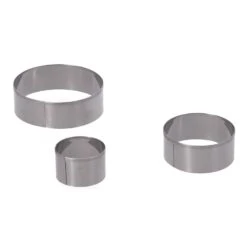 Set Uitsteekvormen RVS Rond 5-delig 9 Set Uitsteekvormen RVS Rond 5-delig -Marskramer Verkoop 106 0086 4