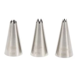 Patisse Spuitmondjes Rvs 3 Delig