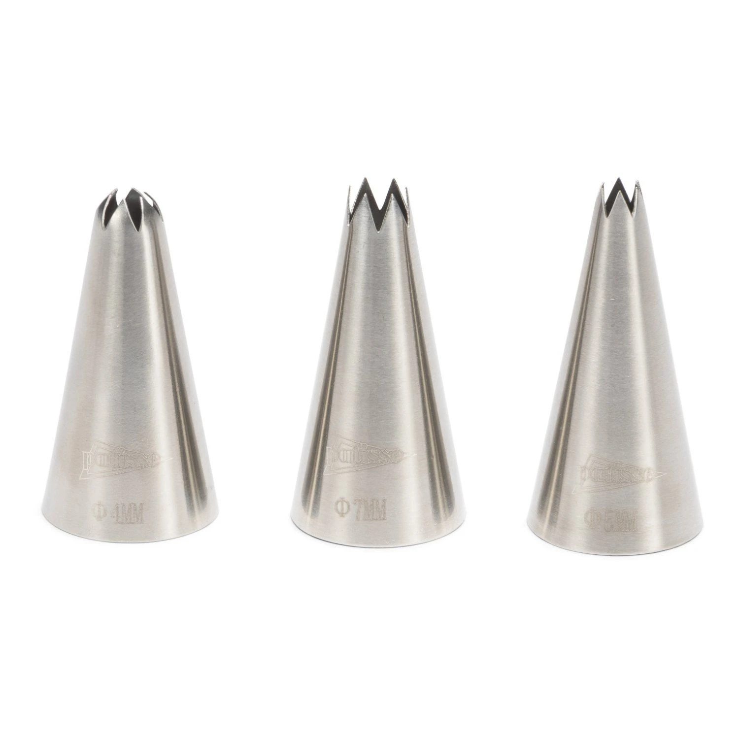 Patisse Spuitmondjes Rvs 3 Delig 1 Patisse Spuitmondjes Rvs 3 Delig