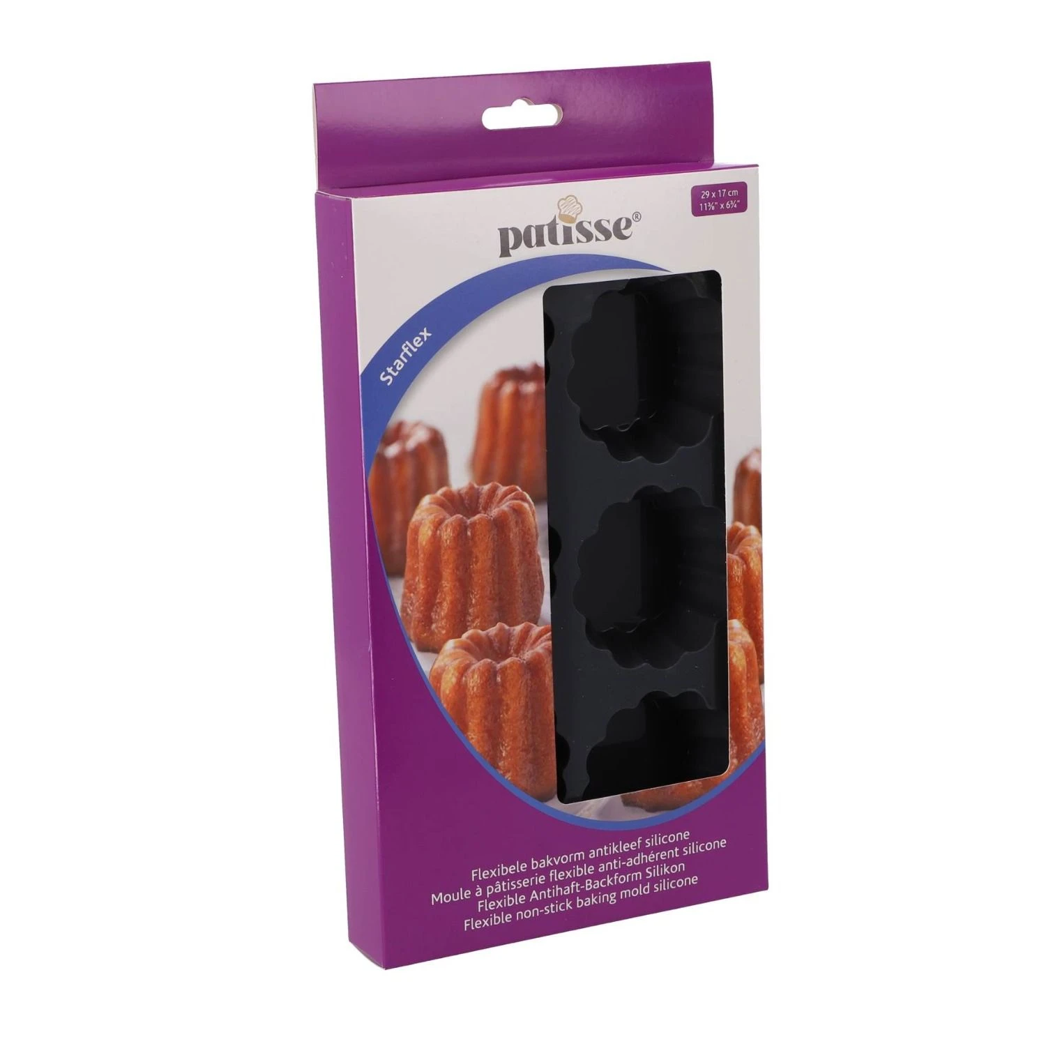 Patisse Starflex Mini Taartvorm 6 Vaks 29 X 17 Cm 2 Patisse Starflex Mini Taartvorm 6 Vaks 29 X 17 Cm - Afbeelding 2
