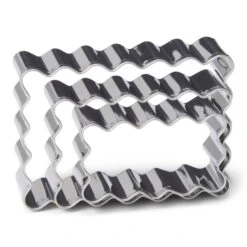 Patisse Uitsteekvormen Rvs Rechthoekig 3-delig