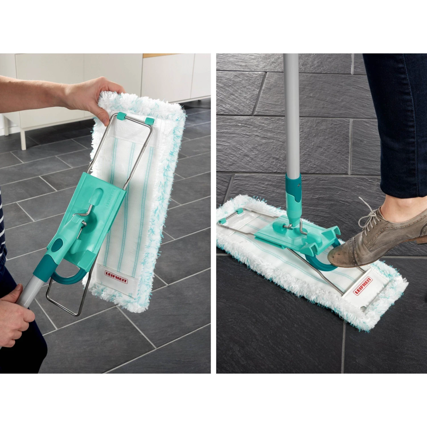 Leifheit Vloerwisser Profi Xl Incl Static Doek 2 Leifheit Vloerwisser Profi Xl Incl Static Doek - Afbeelding 2