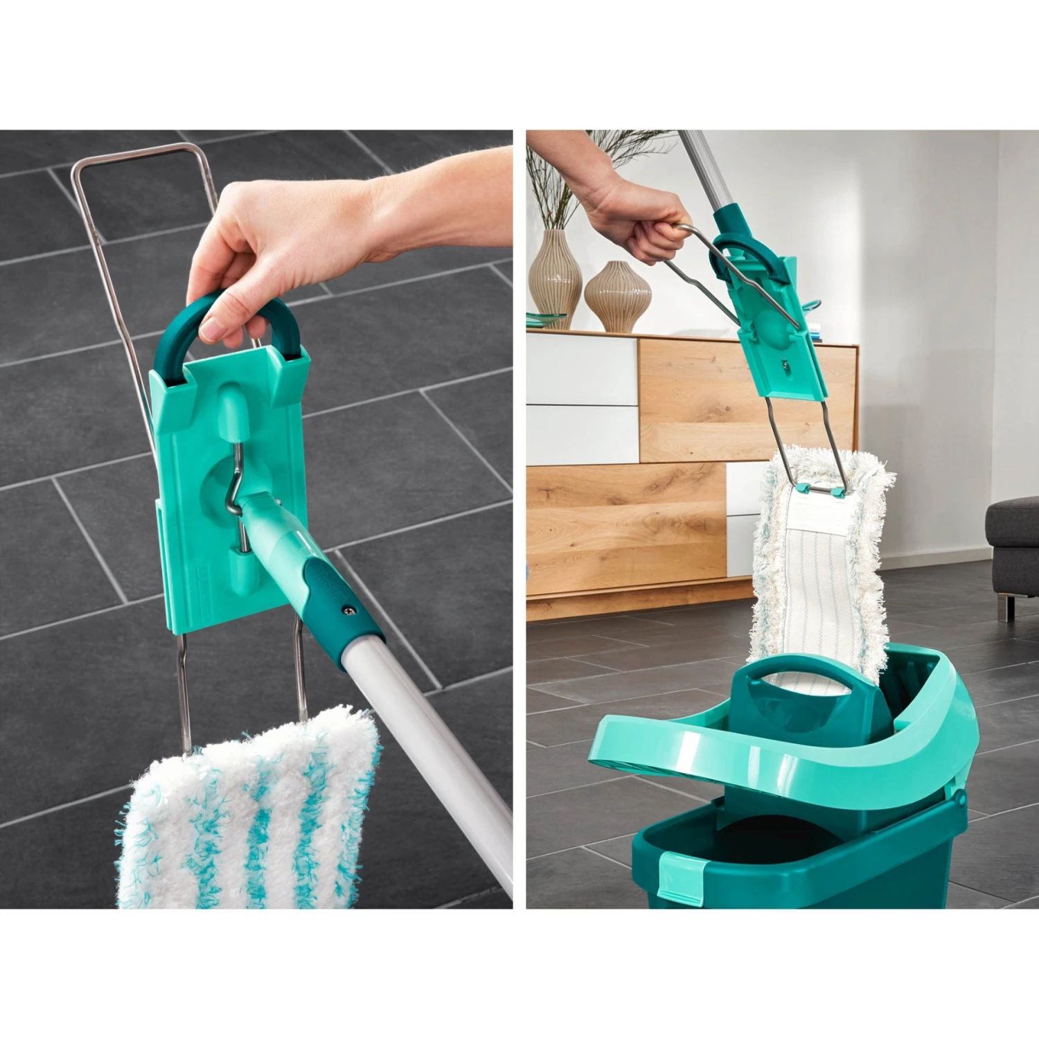 Leifheit Vloerwisser Profi Xl Incl Static Doek 3 Leifheit Vloerwisser Profi Xl Incl Static Doek - Afbeelding 3
