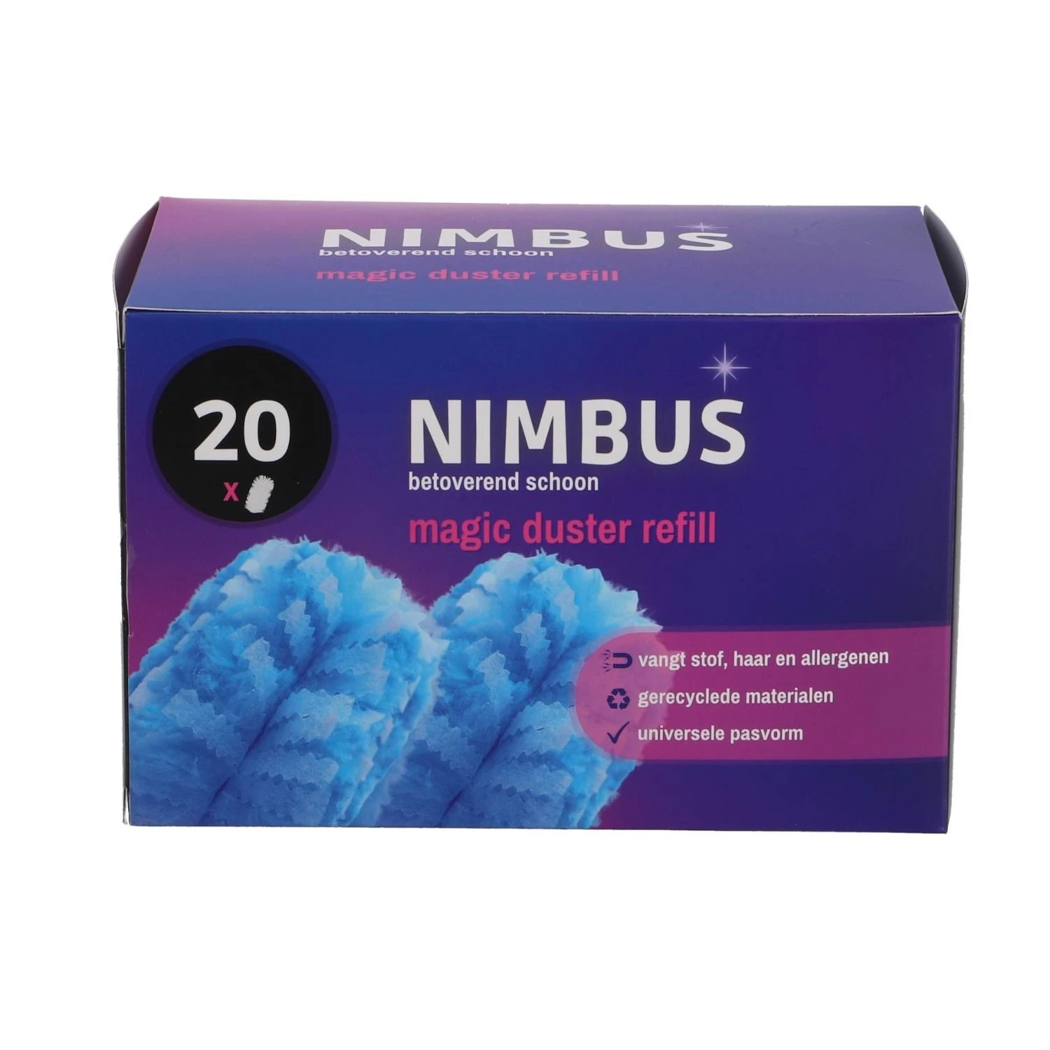 Nimbus Magic Duster Navulling 20 Stuks 8 Nimbus Magic Duster Navulling 20 Stuks - Afbeelding 8