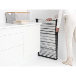 Brabantia HangOn Droogrek, 25 M Met Stang - Matt Black -Marskramer Verkoop 131 3521 5 1