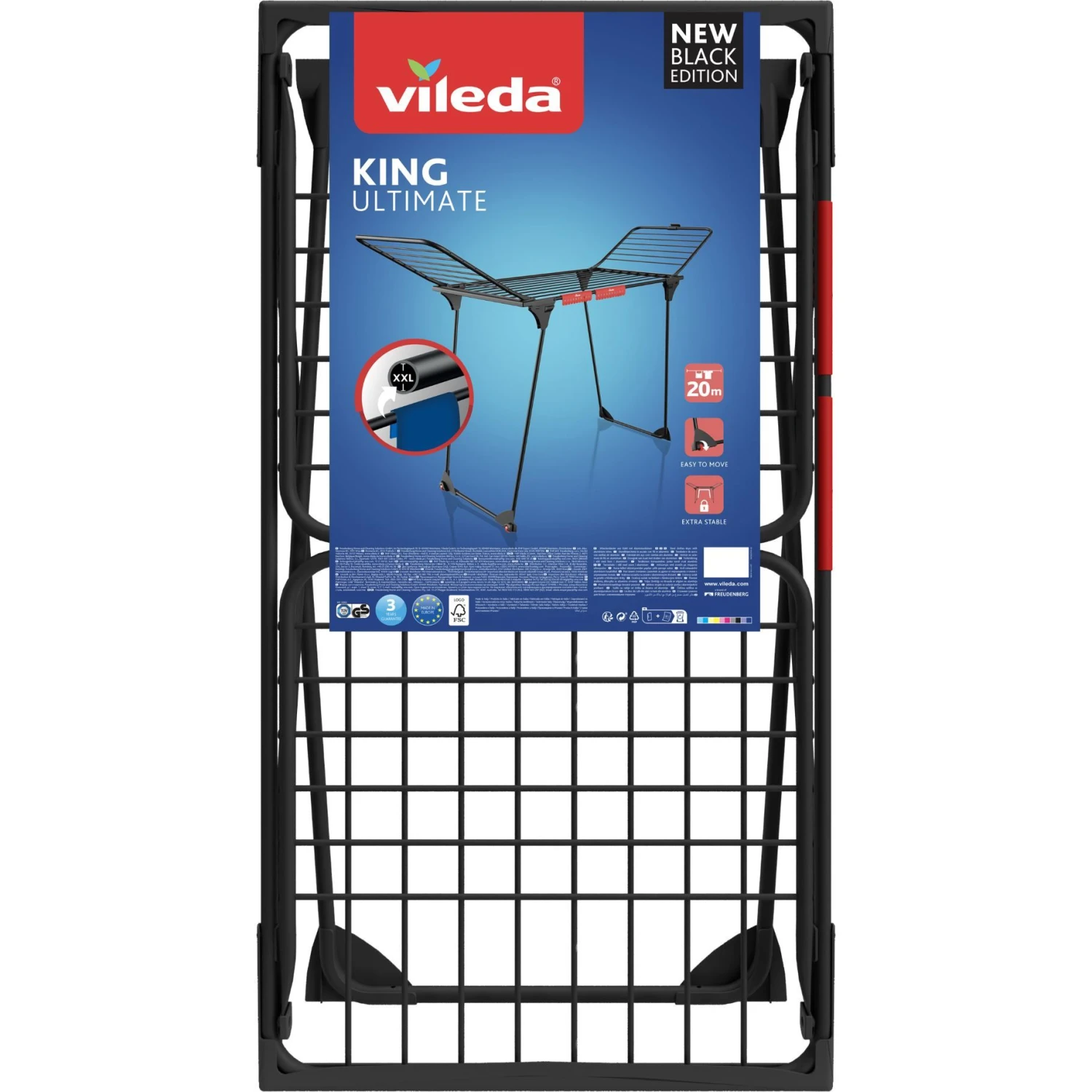 Vileda Droogrek King Ultimate Black 1 Vileda Droogrek King Ultimate Black