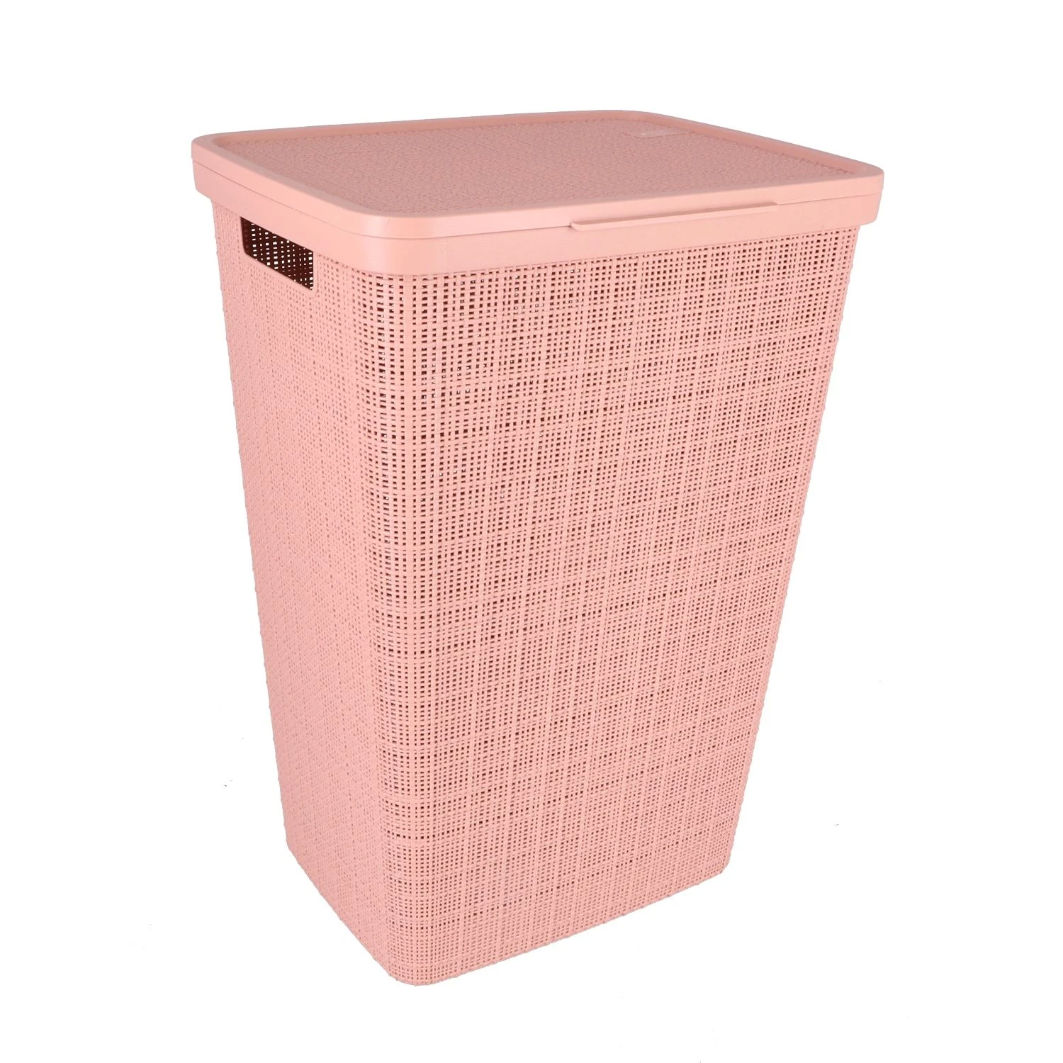 Curver Jute Wasbox Met Deksel 58L Rose Dawn 1 Curver Jute Wasbox Met Deksel 58L Rose Dawn