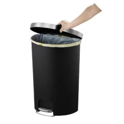 Eko Hana Pedaalemmer 55l Zwart Ingebouwde Wielen -Marskramer Verkoop 141 2155 6 1