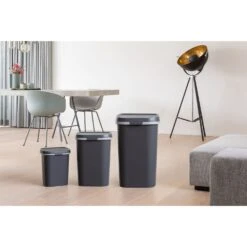 Curver Mistral Afvalbak Flat 10L Antraciet 8 Curver Mistral Afvalbak Flat 10L Antraciet -Marskramer Verkoop 141 2488 4 1