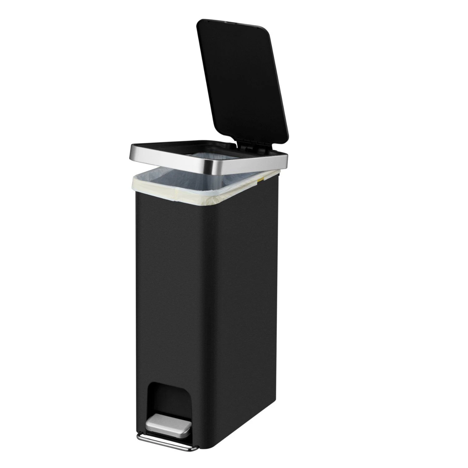 Eko Hana Pedaalemmer 40l Zwart Slim 2 Eko Hana Pedaalemmer 40l Zwart Slim - Afbeelding 2