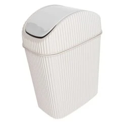 Tafelafvalbak Alythia Met Zwaaideksel 2,5 Liter Beige