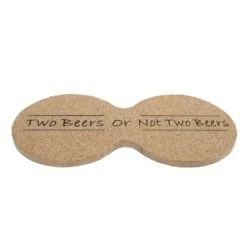 Onderzetter Two Beers S4 Kurk 19x9,5x0,6cm