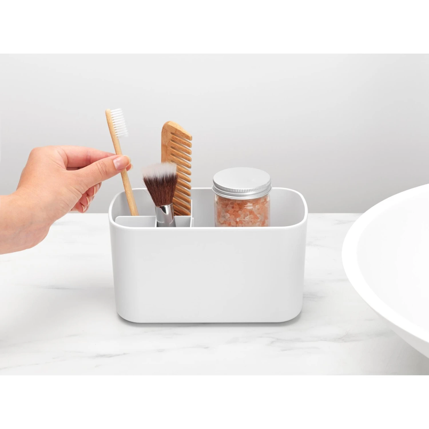 Brabantia ReNew Badkamer Caddy - White 4 Brabantia ReNew Badkamer Caddy - White - Afbeelding 4
