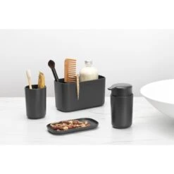 Brabantia ReNew Tandenborstelhouder - Dark Grey 11 Brabantia ReNew Tandenborstelhouder - Dark Grey -Marskramer Verkoop 199 0283 6 1