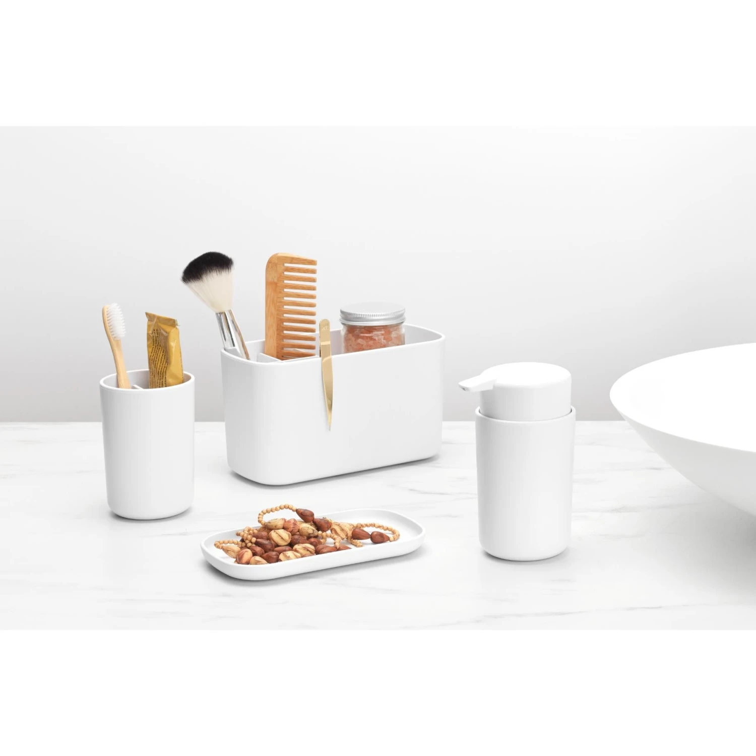 Brabantia ReNew Tandenborstelhouder - White 5 Brabantia ReNew Tandenborstelhouder - White - Afbeelding 5