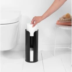Brabantia ReNew Reserverolhouder - Matt Black -Marskramer Verkoop 199 0504 4 1