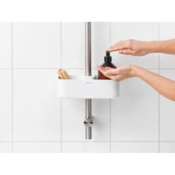 Brabantia ReNew Douche Caddy - White -Marskramer Verkoop 199 0764 4 1