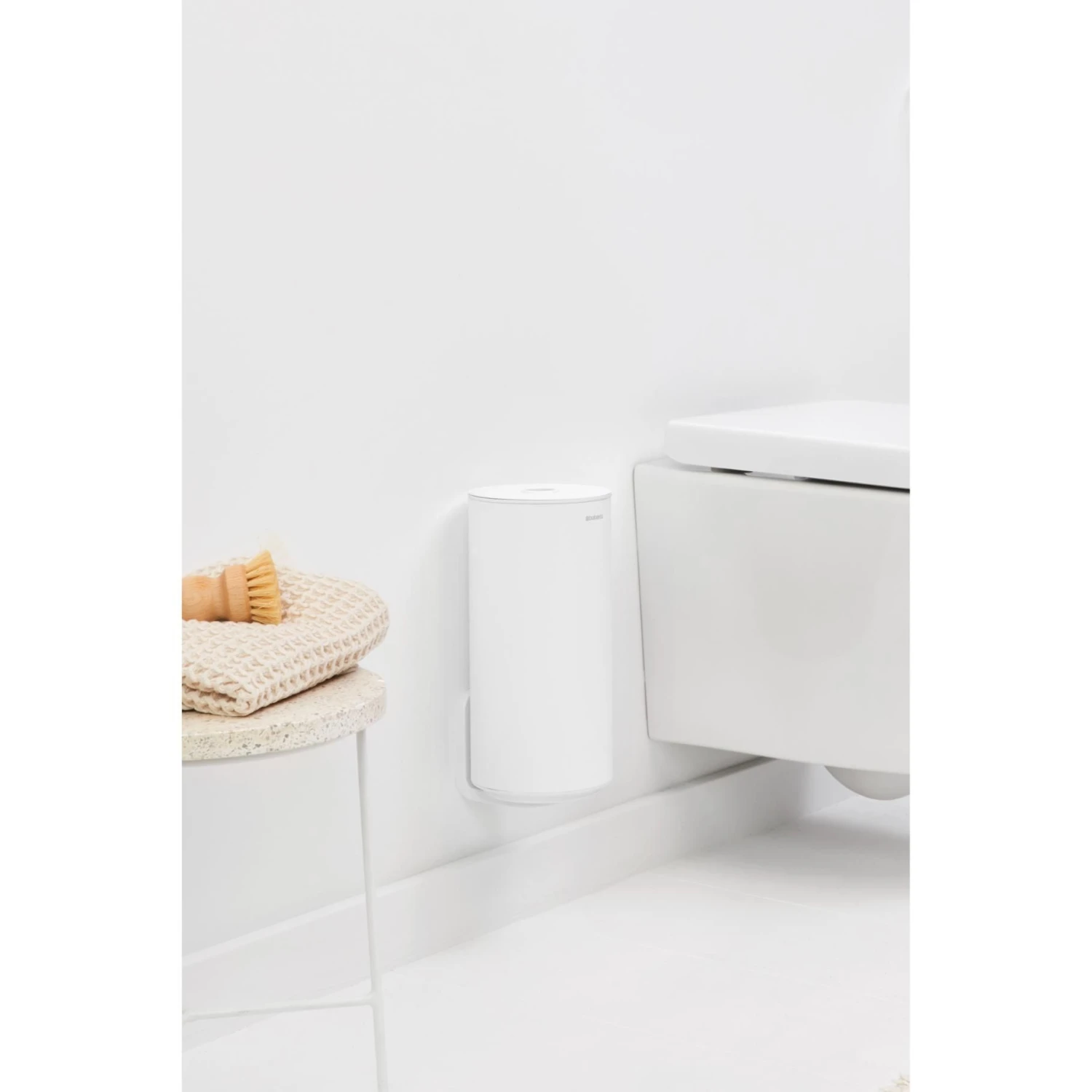 Brabantia MindSet Reserverolhouder - Mineral Fresh White 2 Brabantia MindSet Reserverolhouder - Mineral Fresh White - Afbeelding 2