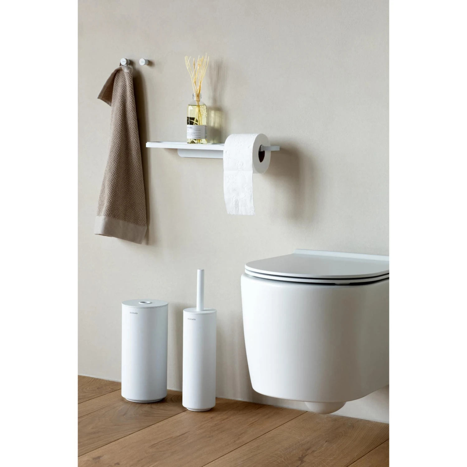 Brabantia MindSet Reserverolhouder - Mineral Fresh White 4 Brabantia MindSet Reserverolhouder - Mineral Fresh White - Afbeelding 4