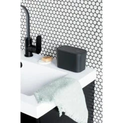 Brabantia MindSet Badkamer Afvalbakje - Dark Grey -Marskramer Verkoop 199 3364 5 1