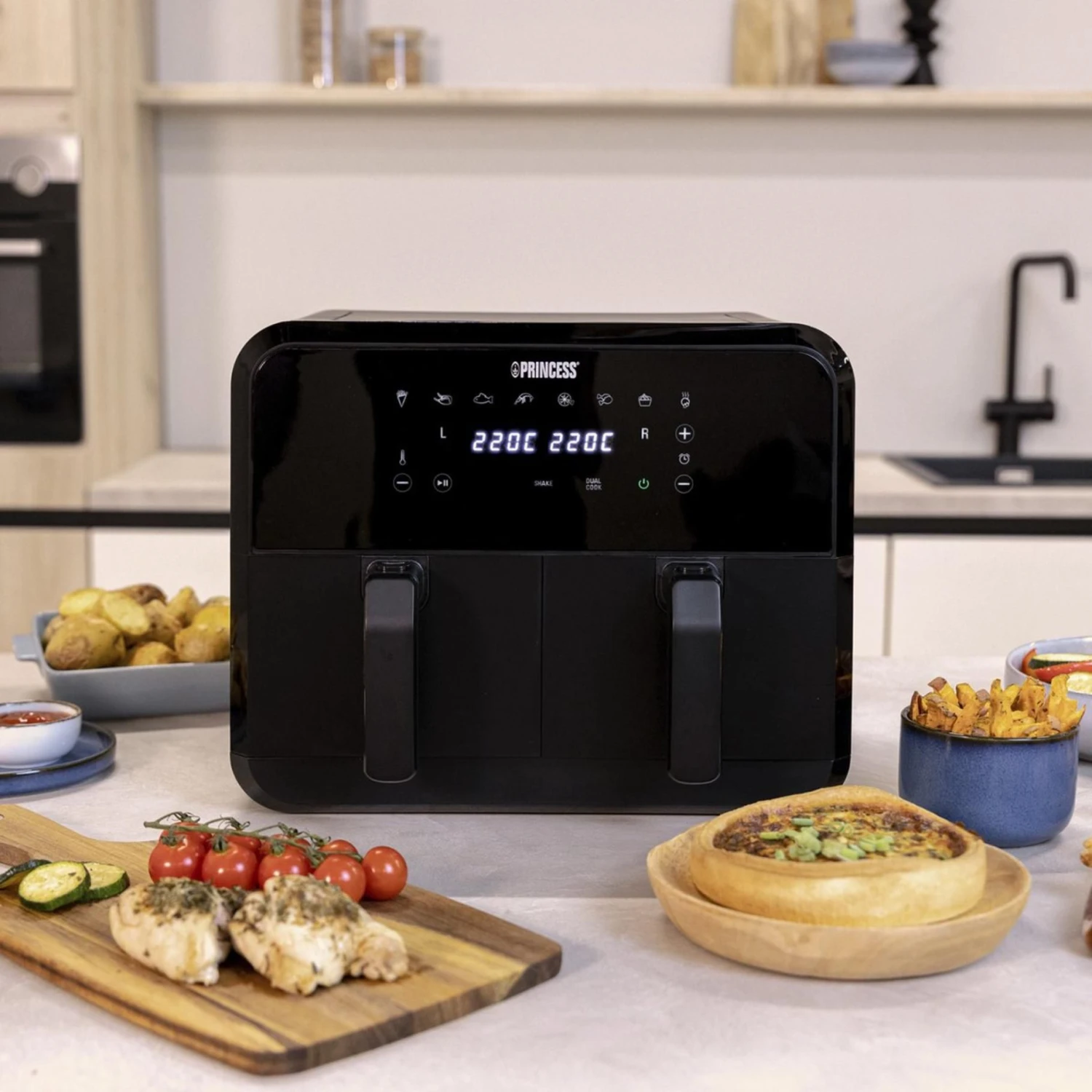 Princess Hetelucht Friteuse 2x 4 Liter 3 Princess Hetelucht Friteuse 2x 4 Liter - Afbeelding 3