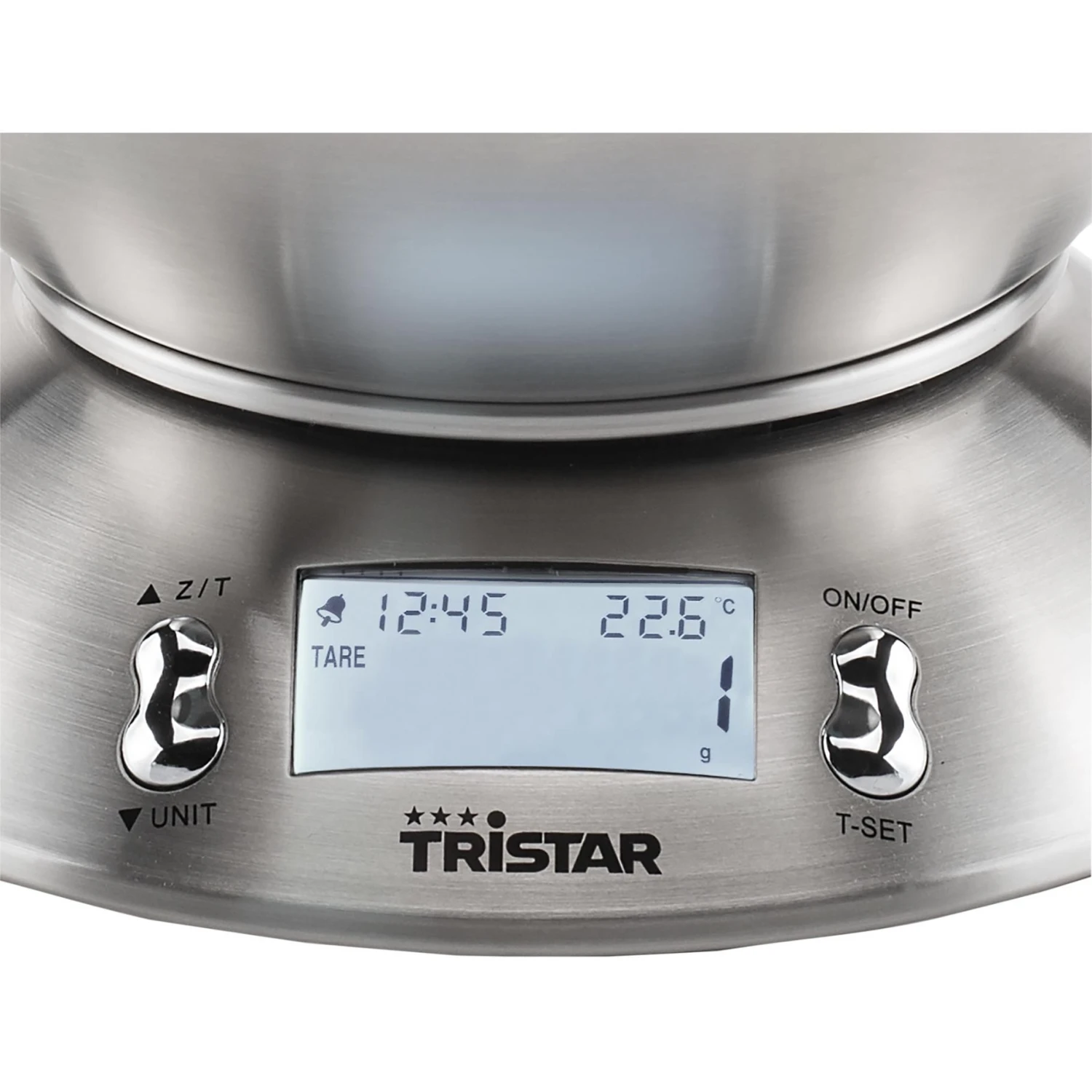 Tristar Keukenweegschaal 5kg 2l Met Kom 2 Tristar Keukenweegschaal 5kg 2l Met Kom - Afbeelding 2